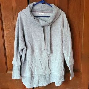 FW0920 XXL Gray French Terry Tunic Sweatshirt